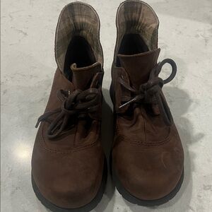 Born Dark Brown Ankle Booties